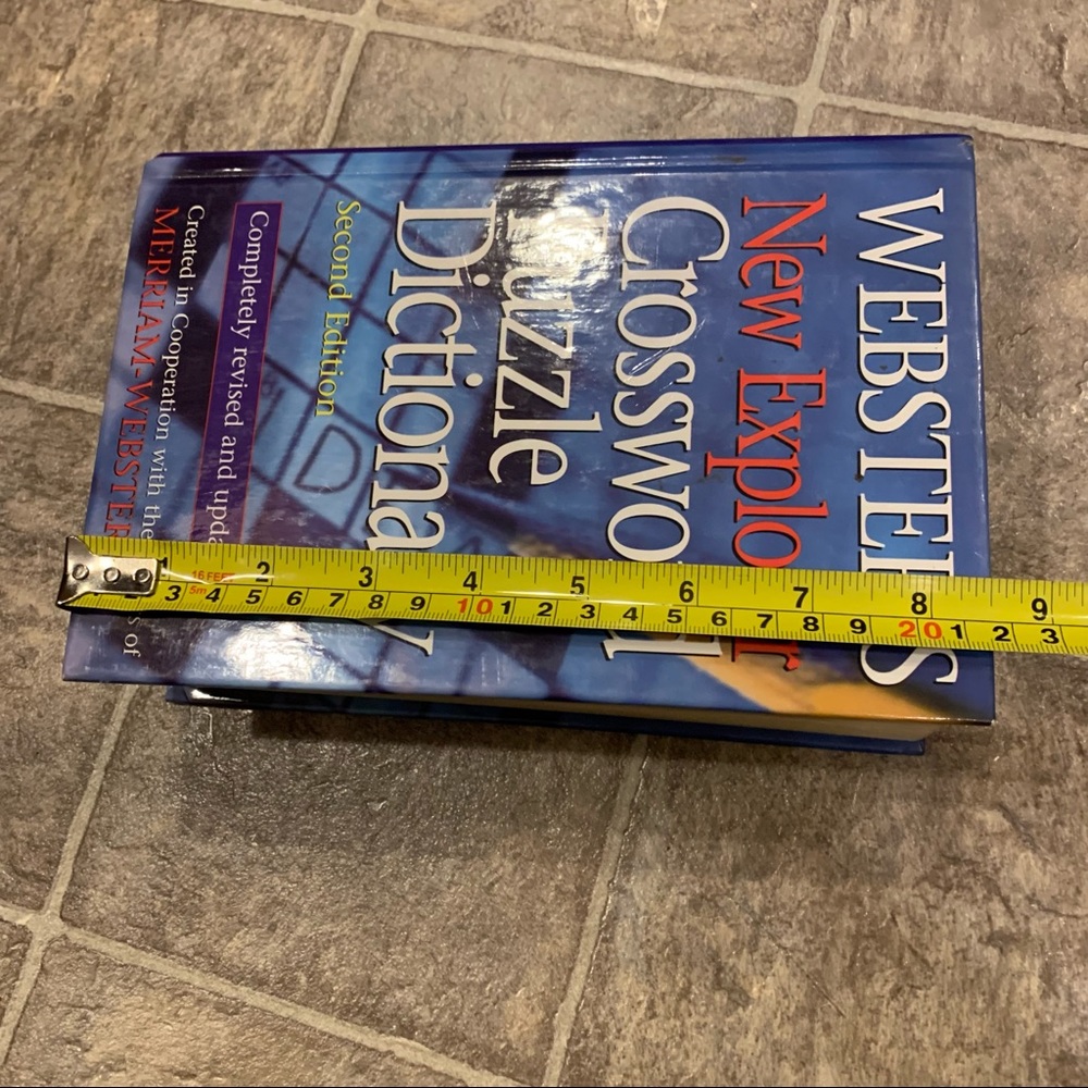 Webster’s New Explorer Crossword Puzzle Dictionary Second Edition Hardback Book - Picture 9 of 11